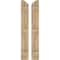 Ekena Millwork Americraft 2-Board (3 Batten) Wood Joined Board-n-Batten Shutters w/Ellipt Top, ARW401BE207X77UNH, PR ARW401BE207X77UNH - alternate 1